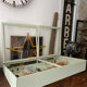 Display case with double glass
