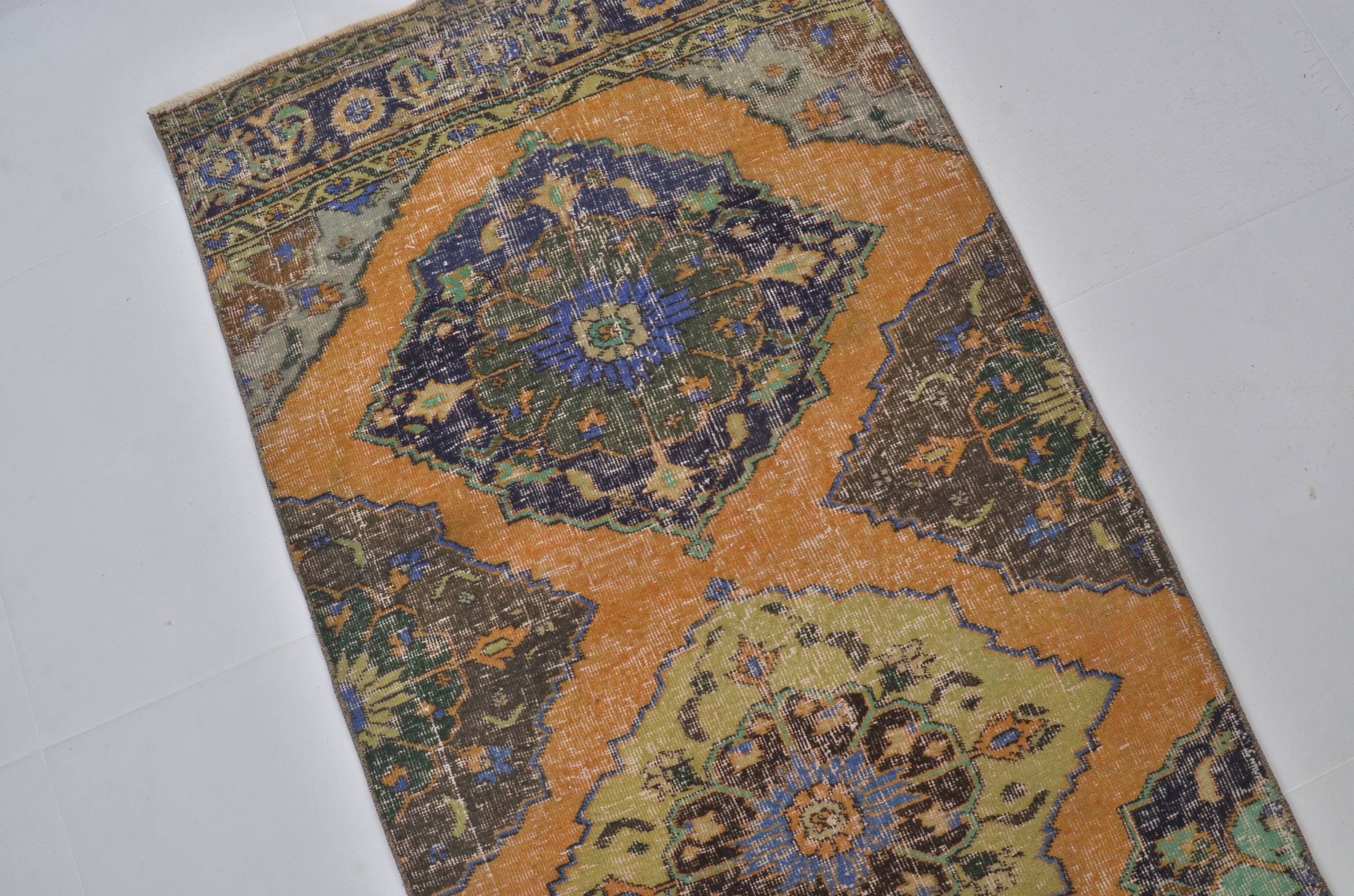 Colourful Vintage Oushak Runner Sku2480