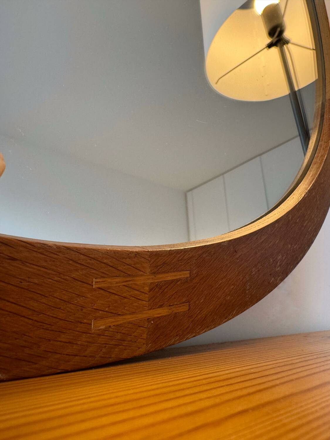 Miroir mural rond Aksel Kjersgaard n°280, 1960s