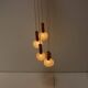 1970s Cascade Chandelier with Plastic Shades, Czechoslovakia