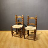Pair of rustic chairs