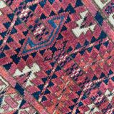 Ancient Turkmen Afghan Hatchlou handmade carpet 133x133 cm