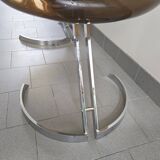 Set of 4 vintage Eurosteel chairs from the 1970s