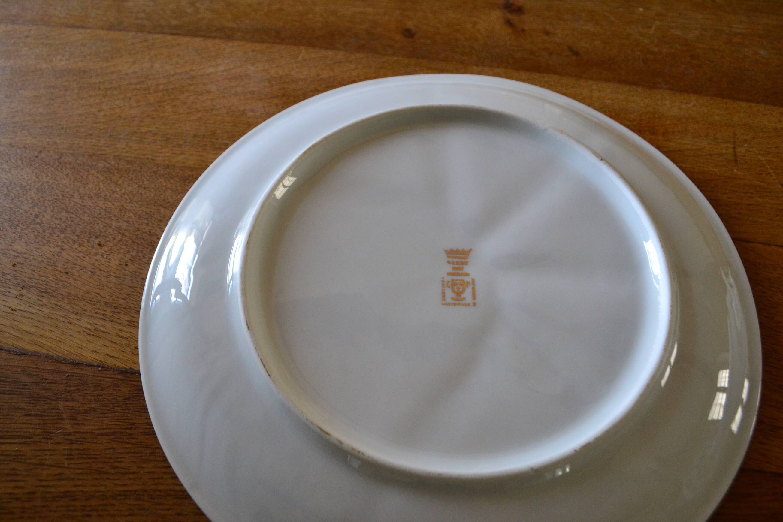 1960s Porcelain Fondue Plates from Berry