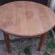 Art Deco table in solid oak