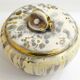 Gold & silver specid earthenware jewellery box
