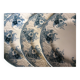 5 small Longwy plates, Gobelins model, late 19th century