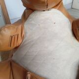 Kangaroo leather magazine rack, 1960s