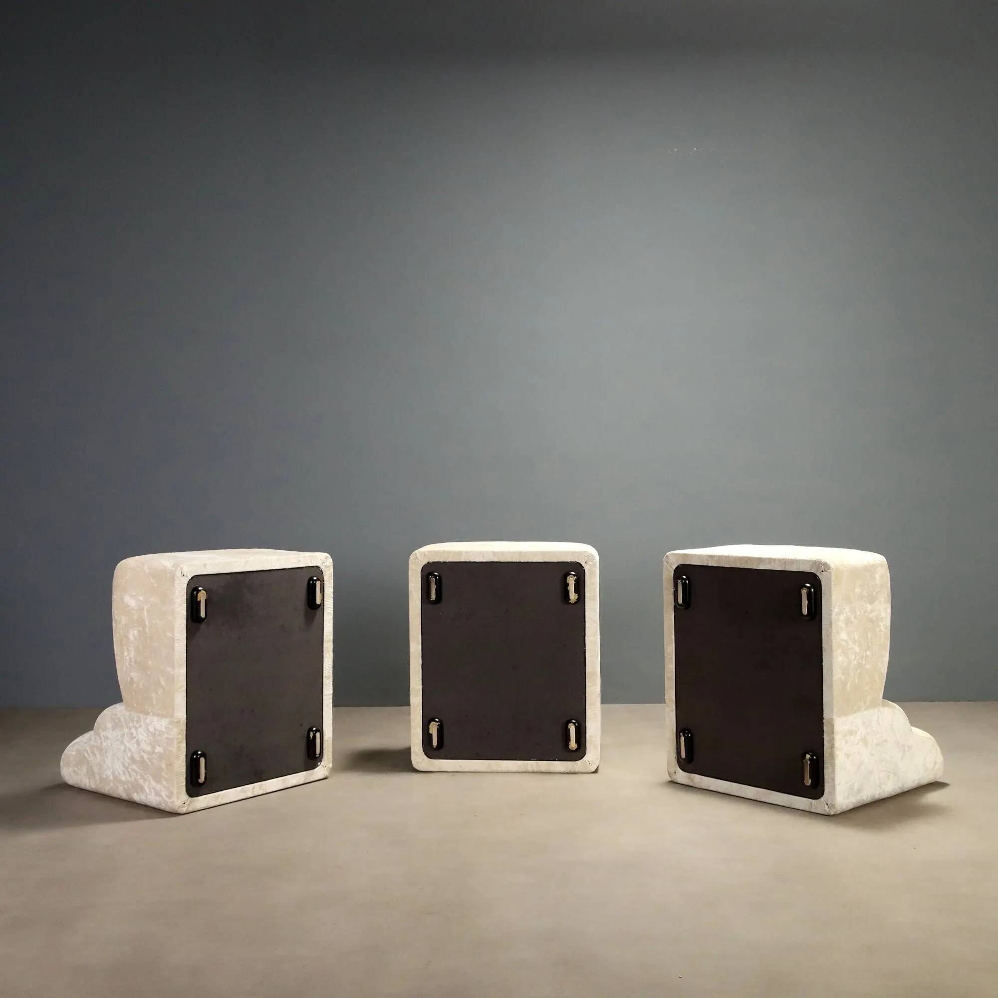Modular armchairs Antelami Simon Gavina, design Kazuhide Takahama, 1970s