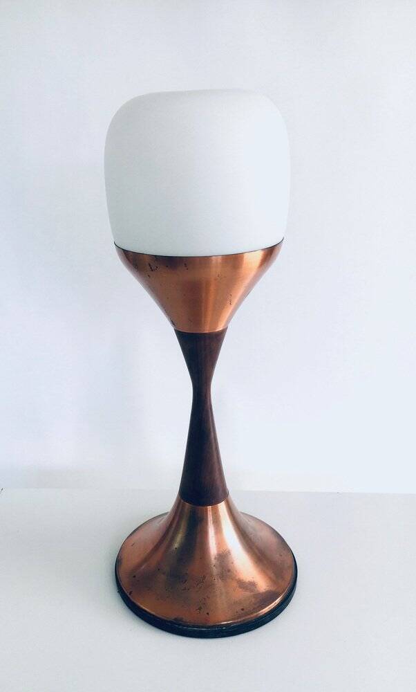 Mid-Century Modern Scandinavian Atomic Low Floor Lamp, Denmark, 1950s