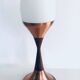 Mid-Century Modern Scandinavian Atomic Low Floor Lamp, Denmark, 1950s