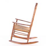 Straw rocking chair