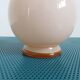 Lamp " ball " in pale pink opaline, Art Deco years 40 50