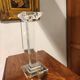 Large Crystal Candle Holder - Contemporary