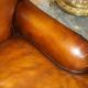 Restored leather Howard & Son canapé style, 204 cm