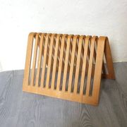 Vintage Habitat magazine rack from the 80s, Scandinavian design.