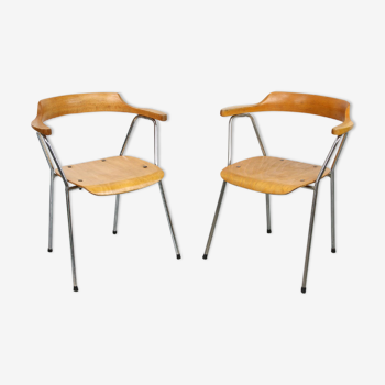 Pair of Vintage 4455 dining chairs from Niko Kralj for Stol