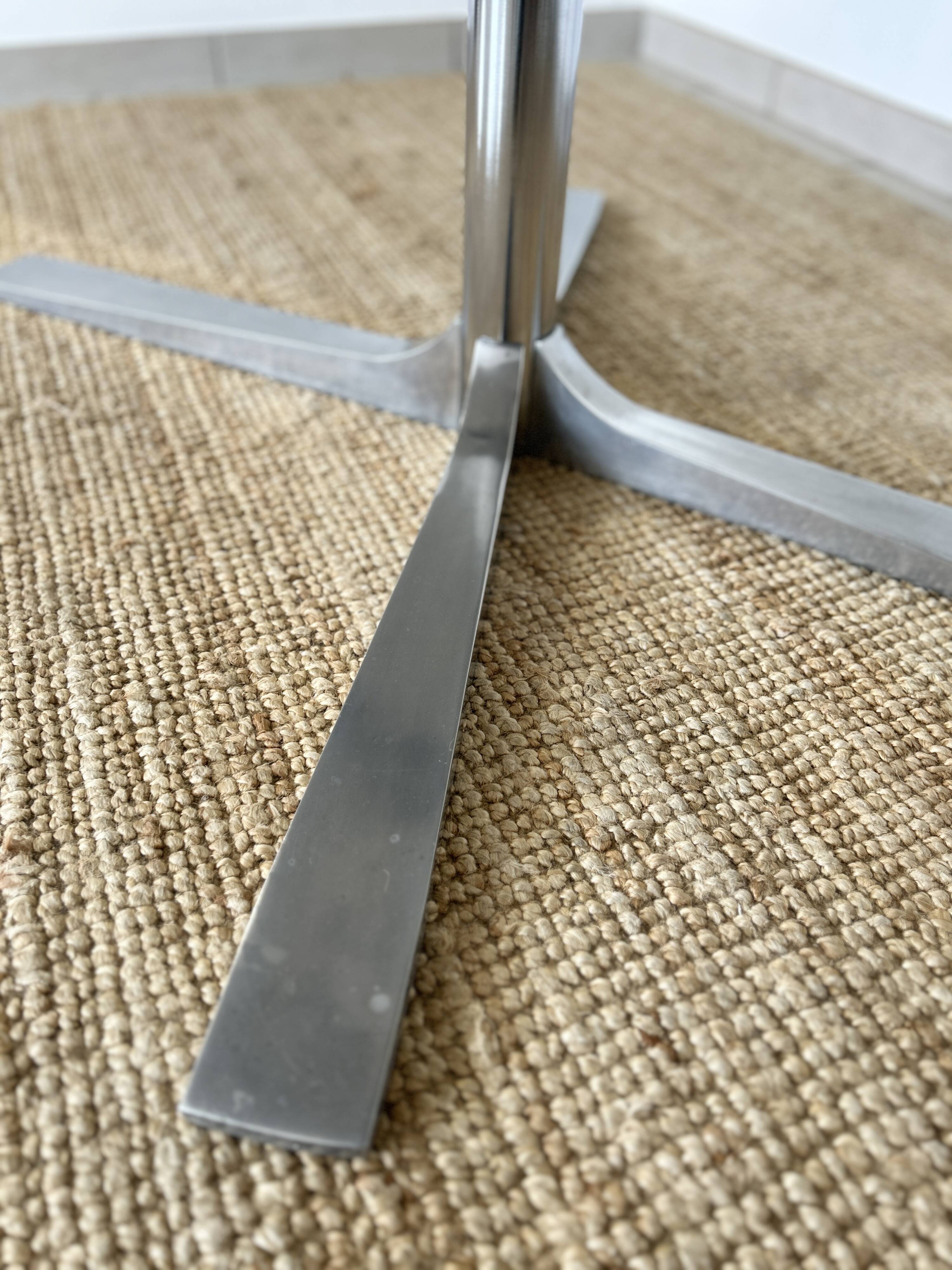 Glass dining table, 1970s