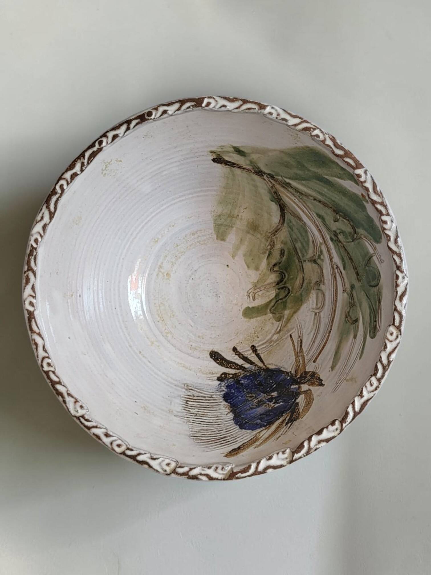 Stoneware salad bowl Albert Thiry / Vallauris