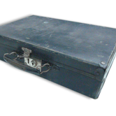 Petite valise bleu nuit