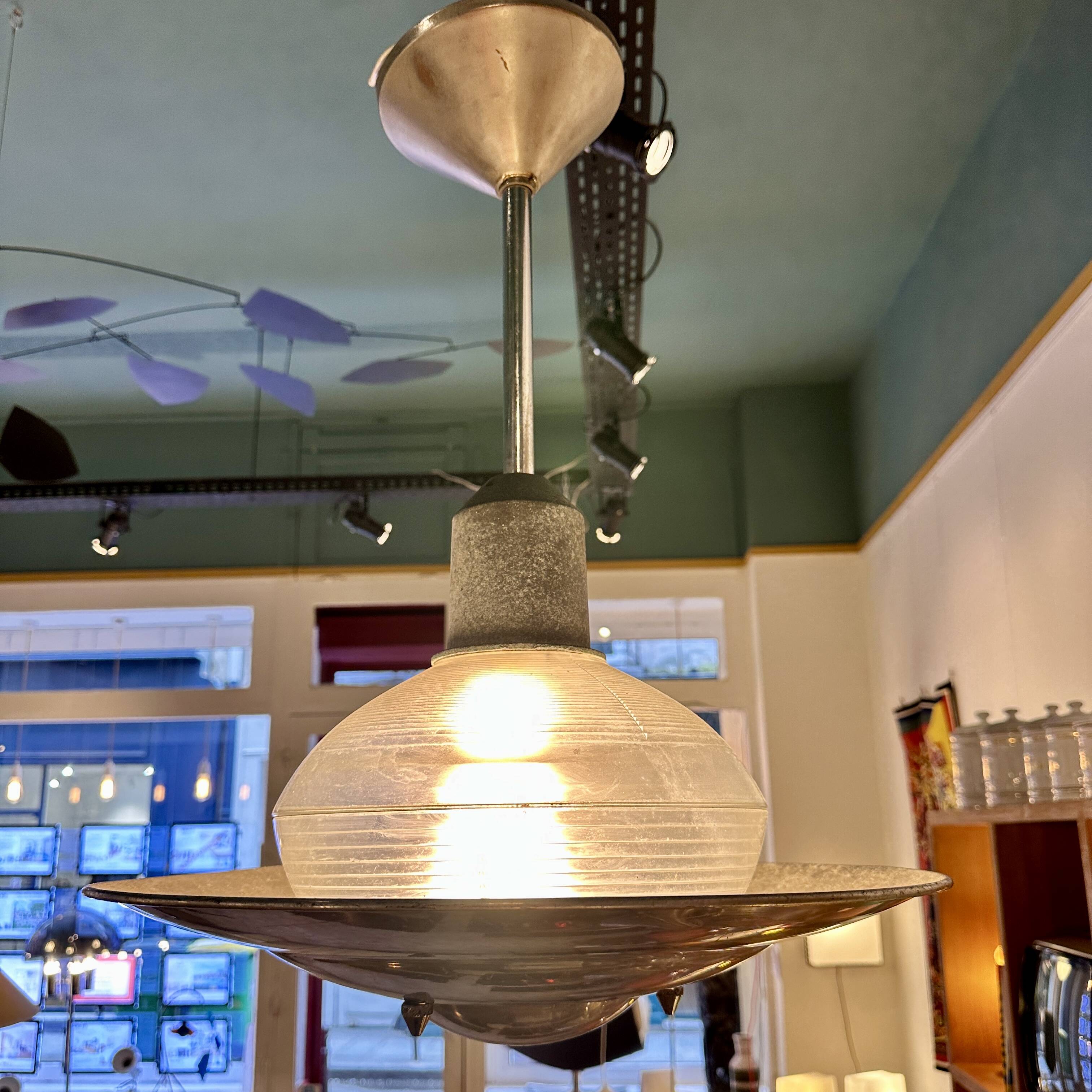 Vintage industrial pendant light