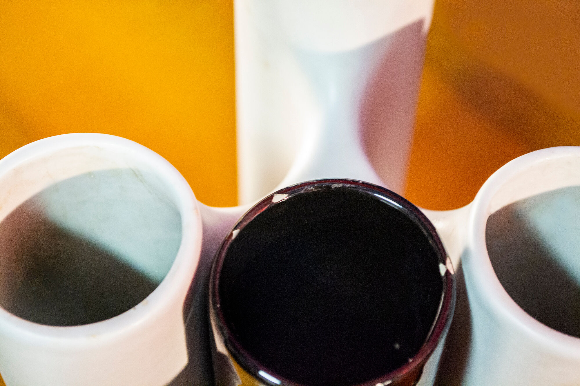 Ceramic Vase by Marisa Modern line in craftsmanship, Italy 70s