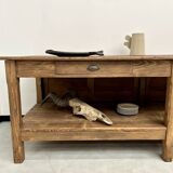 Comptoir ancien, table drapière des années 50