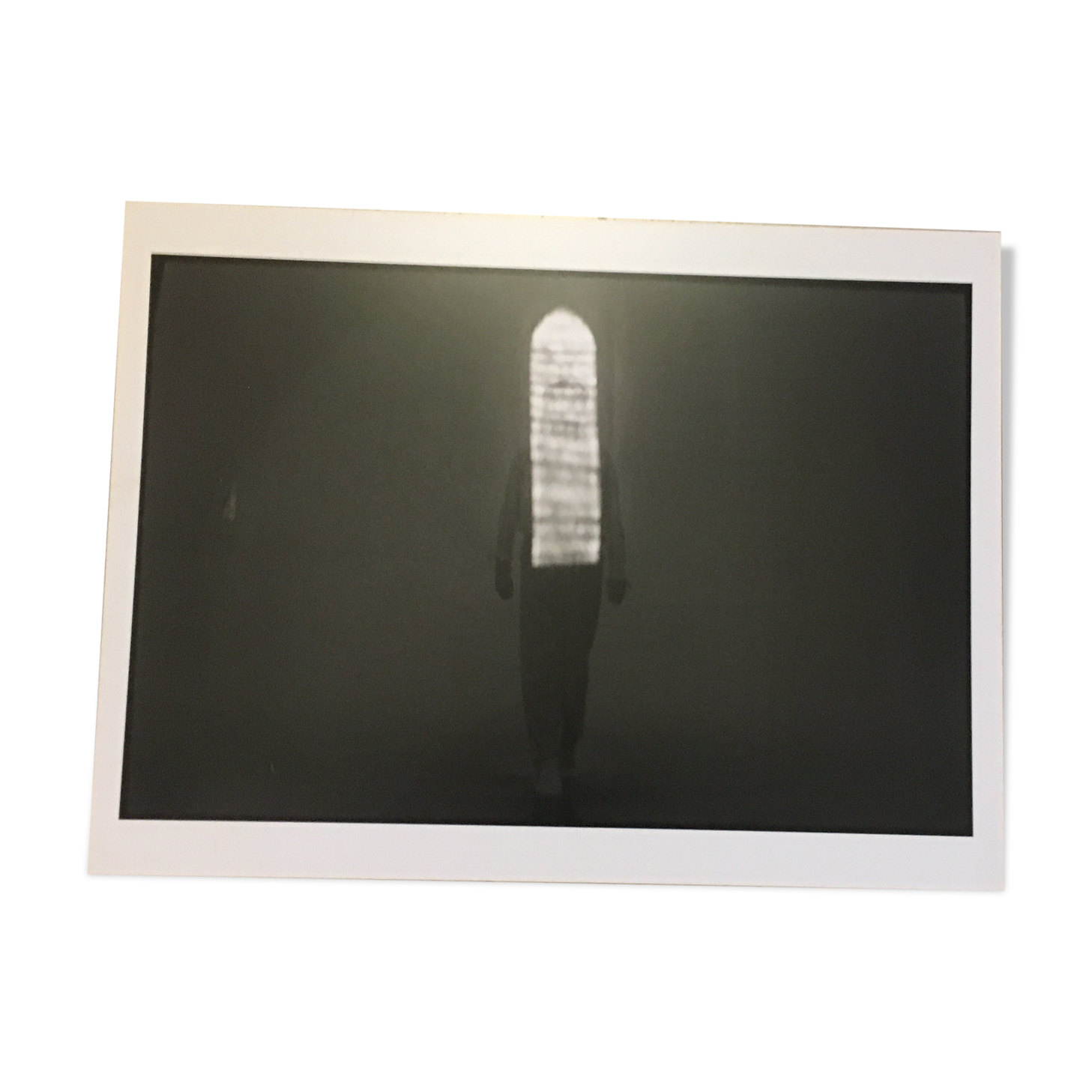 Unique photograph on metal plate