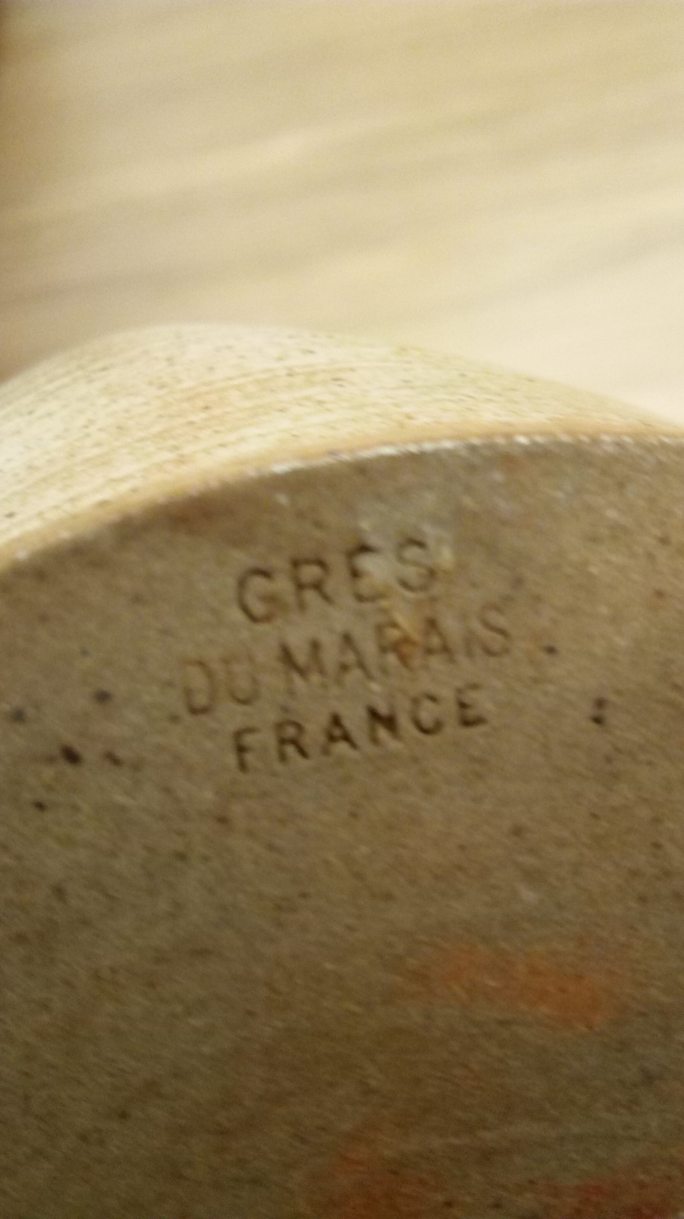 Lamp foot in Grès du Marais