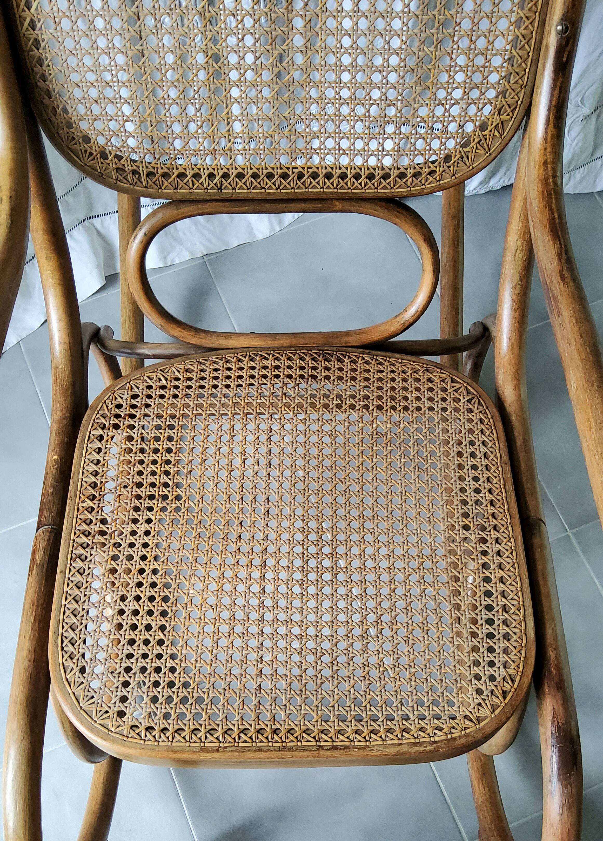 Fauteuil à bascule vintage