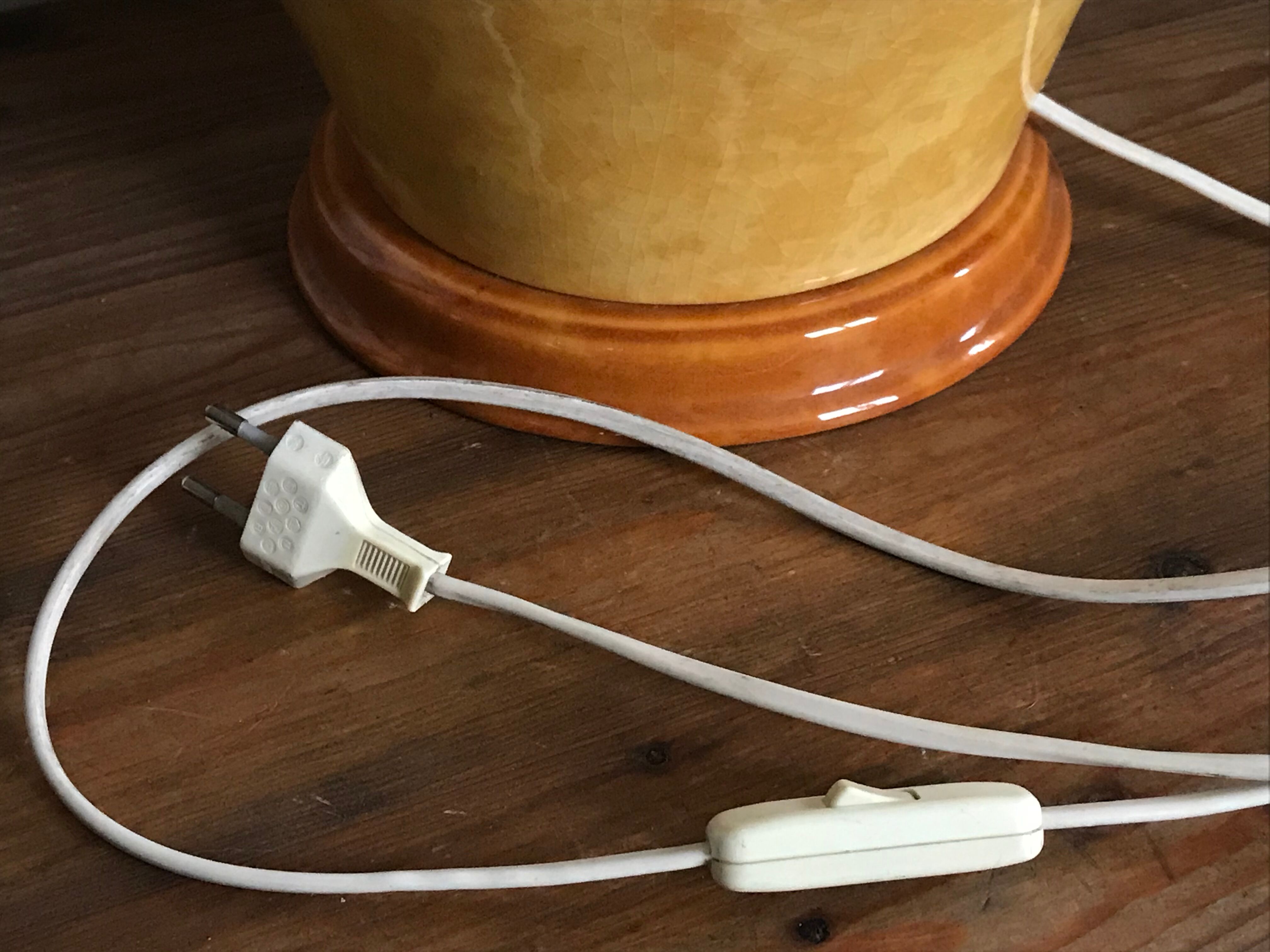 Pair of lamp bases François Chatain circa 1980