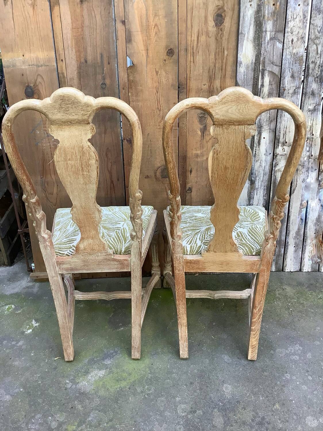 Set of two Swedish Baroque chairs