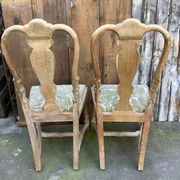 Lot de deux chaises Baroque Suedois