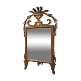miroir ancien en bois doré du XVIIIe siècle