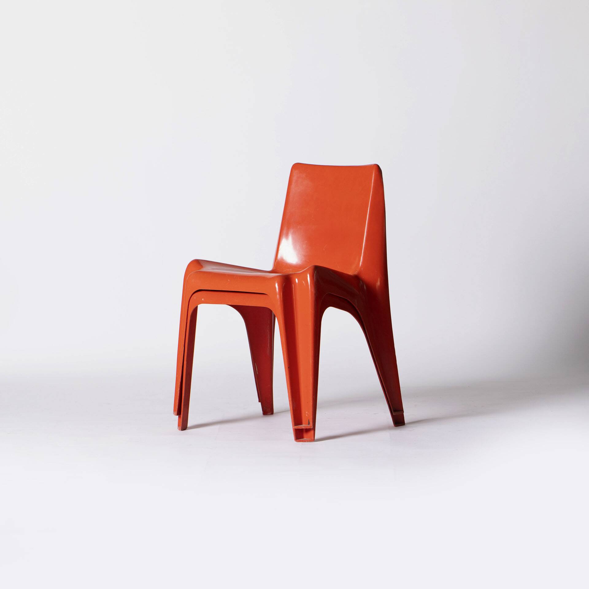 Bofinger BA1171 stackable chair, Germany, 1960s