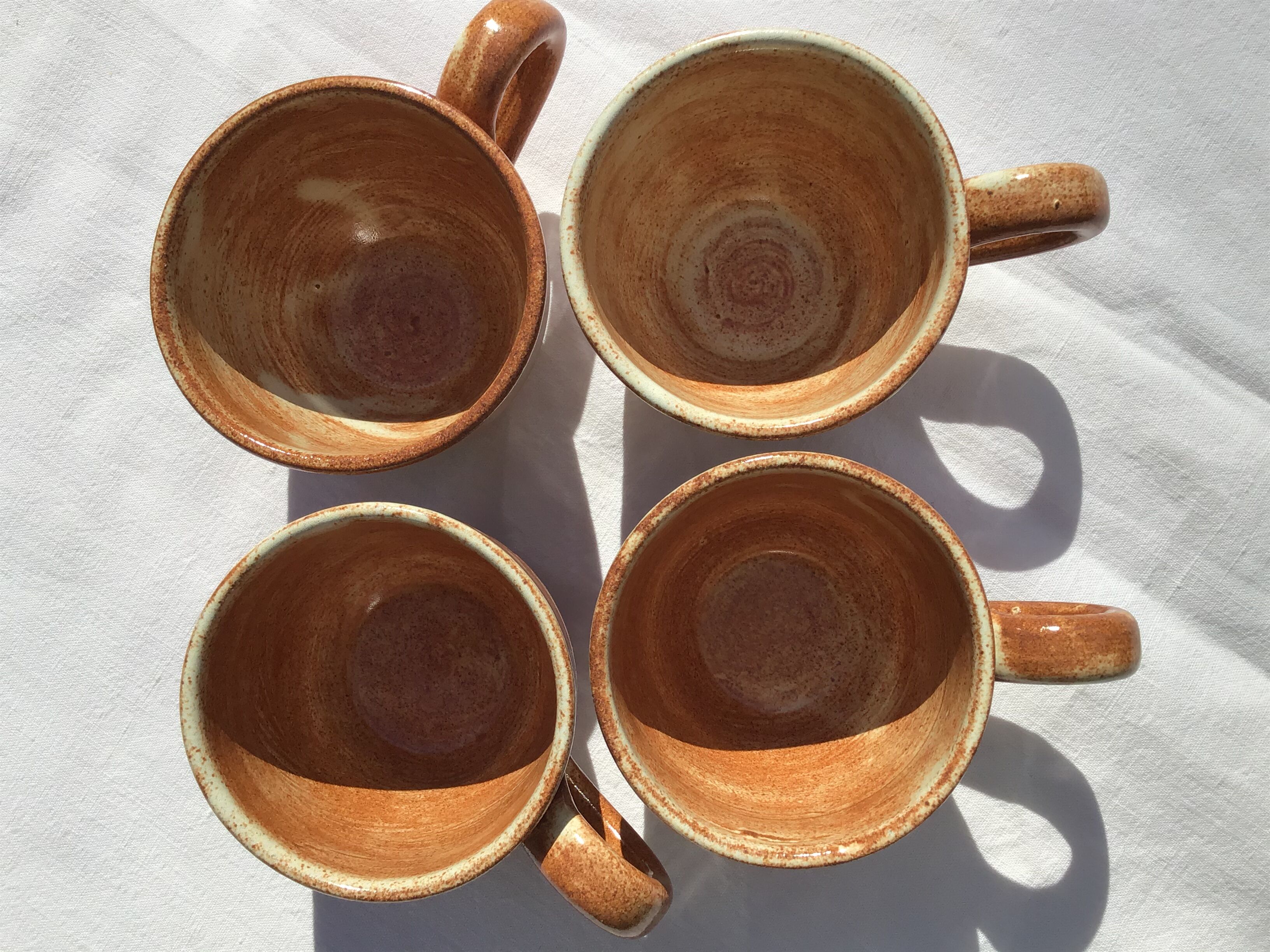 4 Vallauris coffee cups