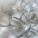 set of 8 neo classic engraved half crystal champagne glasses 1900