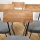 Set of 4 industrial chairs, Manufactori