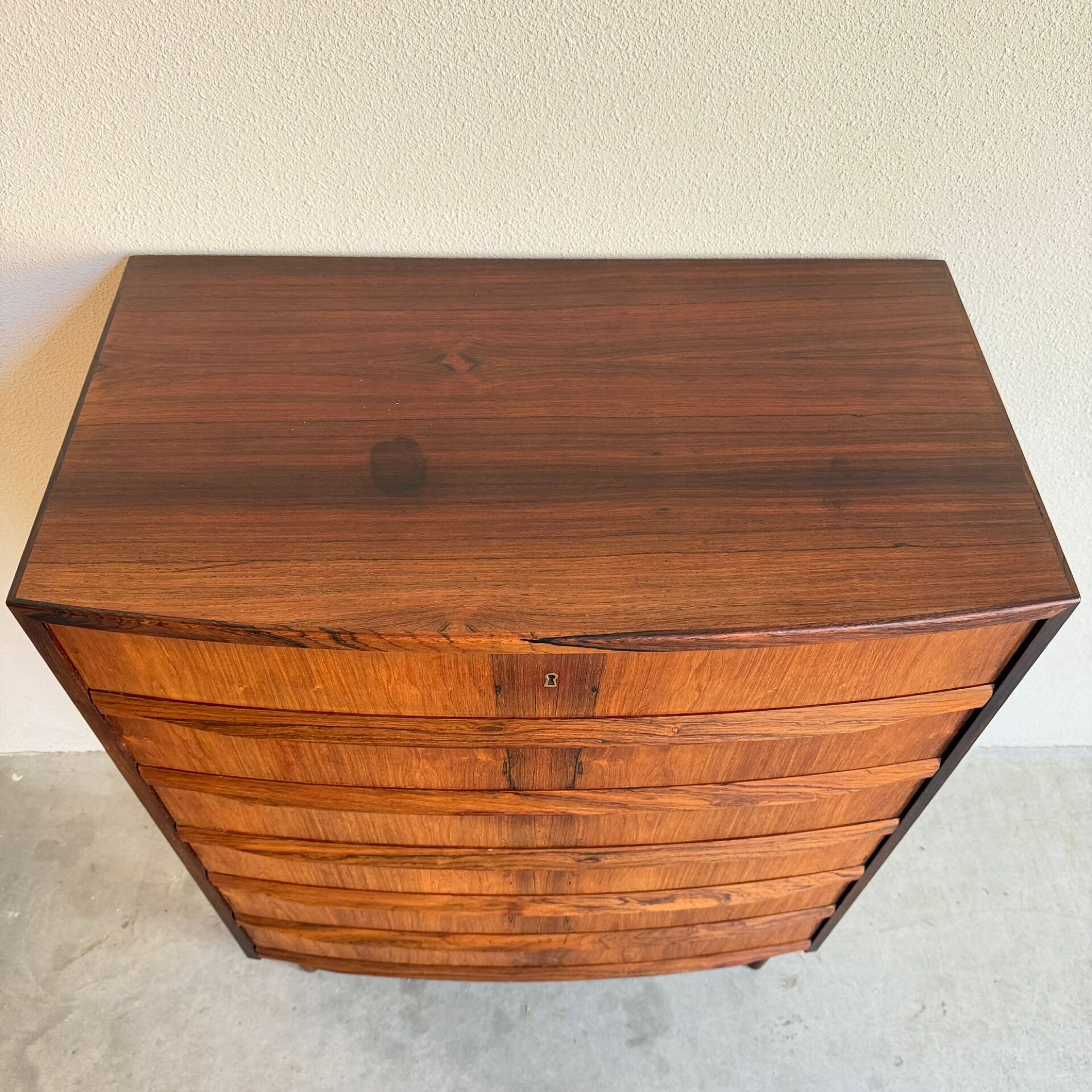 Vintage chest of drawers rosewood 