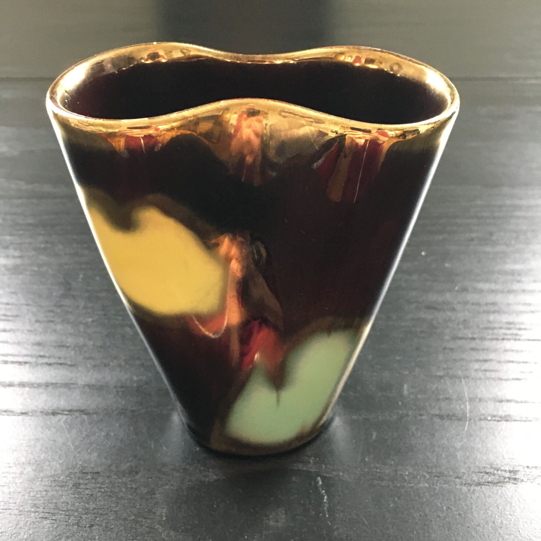 Vase decoration flamed 4 colors