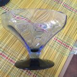 Five vintage cuts with blue glass