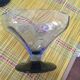 Five vintage cuts with blue glass