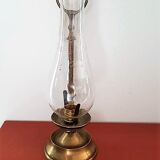 In brass and glass candleholder