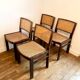 Lot de 4 chaises Baumann années 70