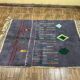 Handmade Berber rug in wool 3 x 2 m