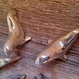 Vintage silver metal seal knife holder