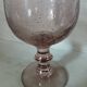 Large stemmed glass with bubble glass