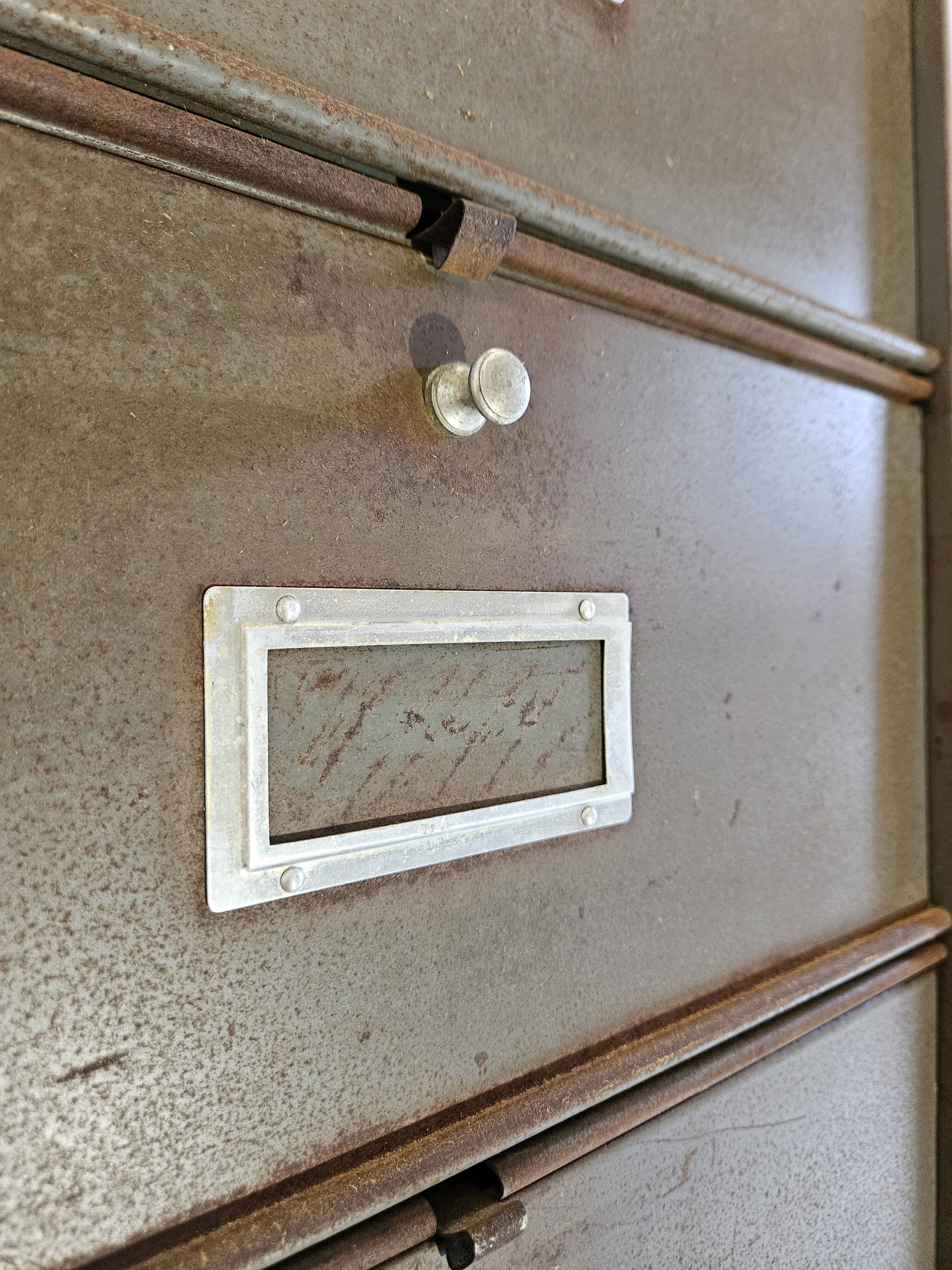 Column furniture with flaps Ronéo 1950 1960