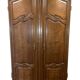 Antique oak doors in louis xv style