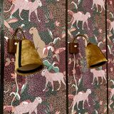 Pair of modular wall lights, Scandinavian design, 1950s.